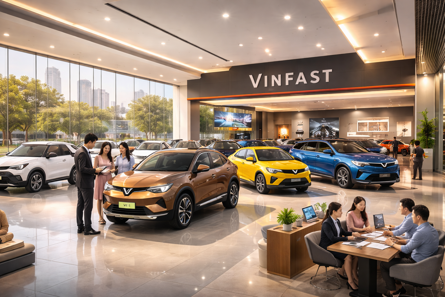 Không gian Showroom VinFast Phạm Văn Đồng tại TP.HCM có gì đặc biệt?