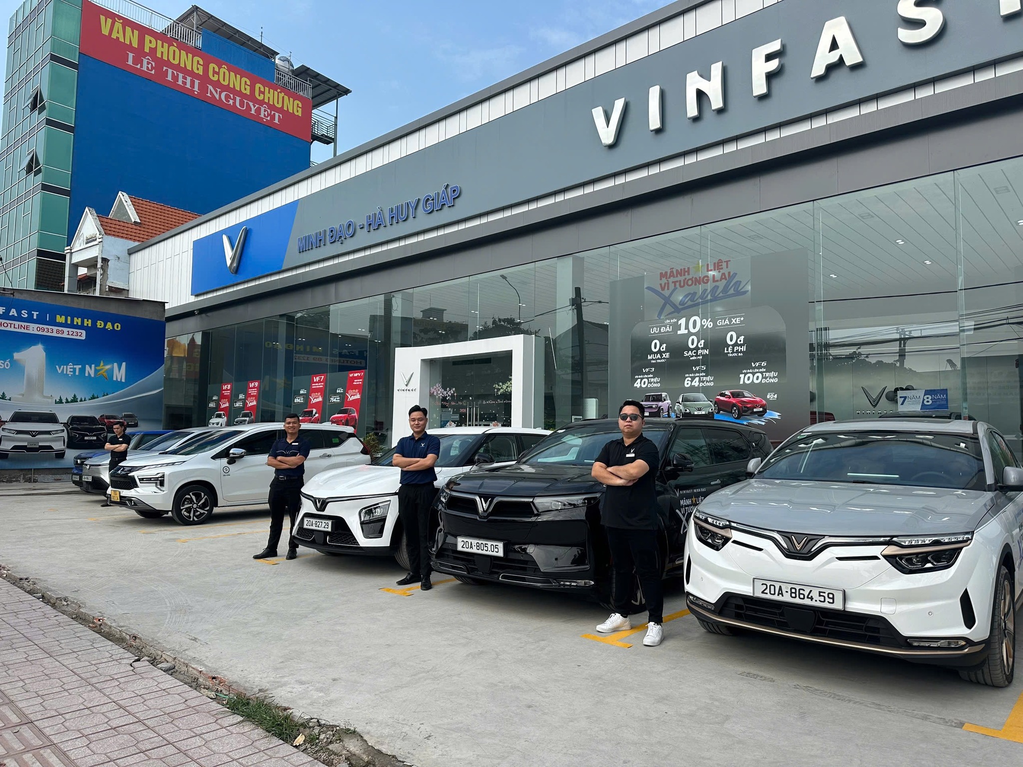 VinFast Minh Đạo Hà Huy Giáp | Mặt chính Showroom VinFast Minh Đạo Hà Huy Giáp