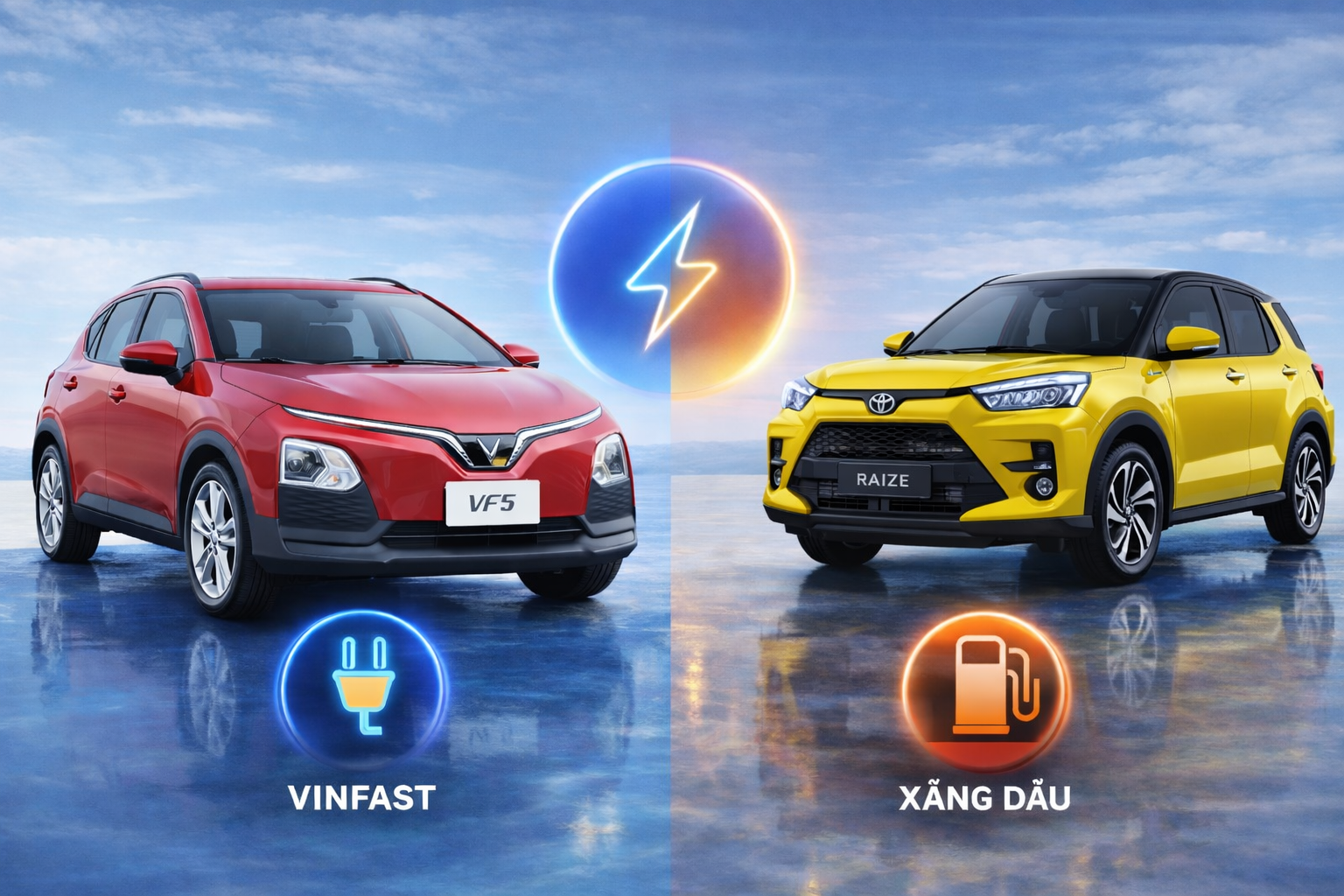 VinFast VF5 và Toyota Raize nên chọn xe nào?