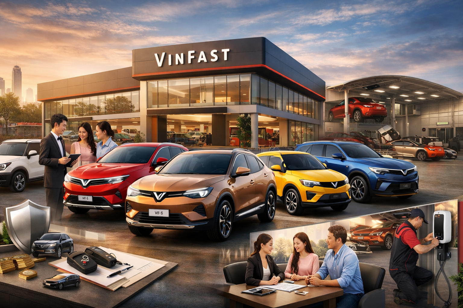 Đại lý VinFast Phạm Văn Đồng TP.HCM có những dịch vụ gì?