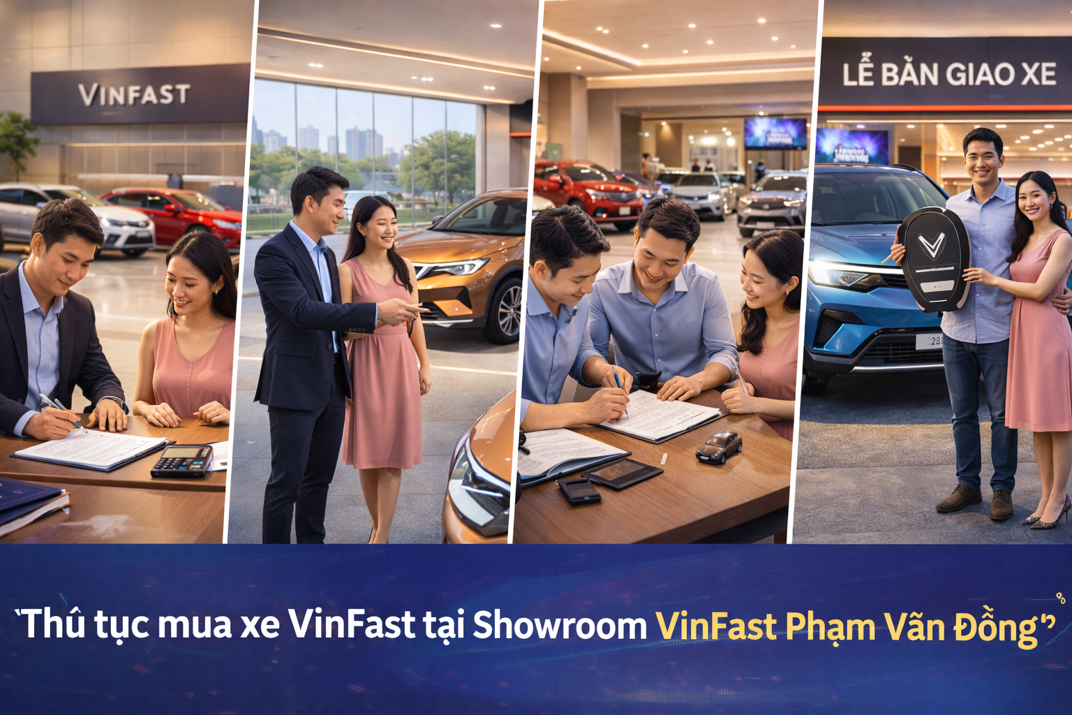 Thủ tục mua xe VinFast tại Showroom VinFast Phạm Văn Đồng
