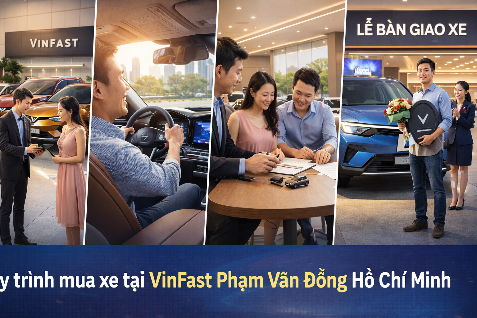 Quy trình mua xe tại VinFast Phạm Văn Đồng Hồ Chí Minh