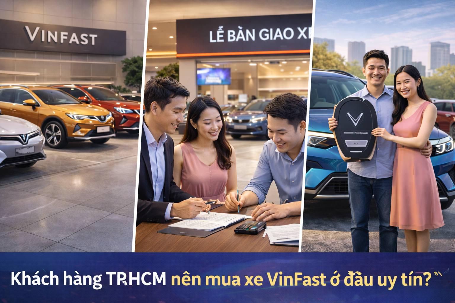 Khách hàng TP.HCM nên mua xe VinFast ở đâu uy tín?